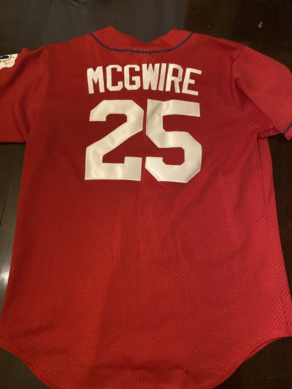 Mark McGwire 70 Home Run Jersey 1998 Mens Medium USA Majestic Brand Cardinals